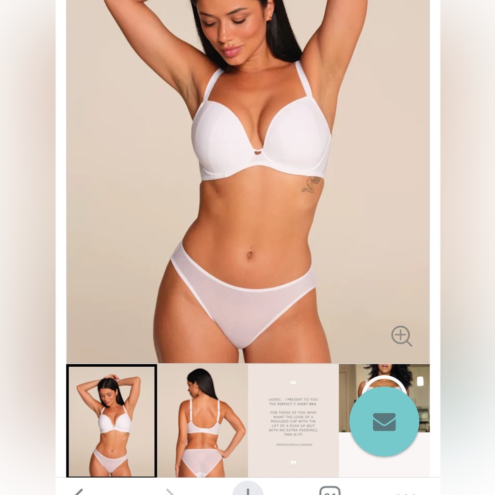 Bravissimo White Bra NWT